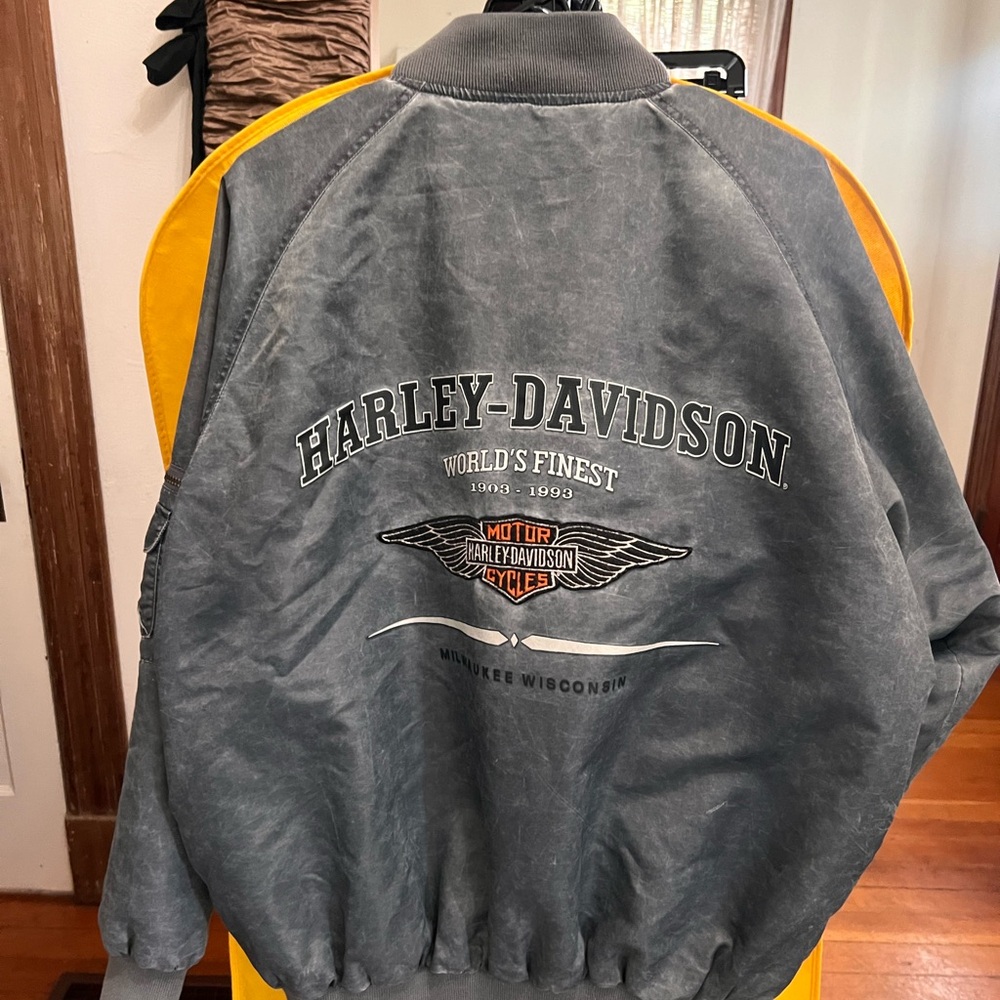 Harley-Davidson Charcoal Bomber Jacket